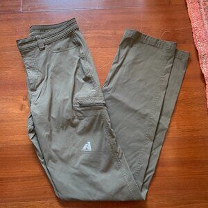 Eddie Bauer Guide Pro High Rise Pants, Women's 6 Tall, Slate Green